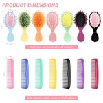 Mini Comb Set, Travel Small Hair Comb, Wide Tooth Comb, Suitable for All Hair Types