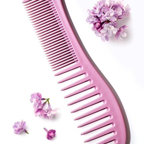 Women's Hair Comb - Double-Sided Gentle Styling Comb, Wide and Fine Tooth Design - Suitable for All Hair Types