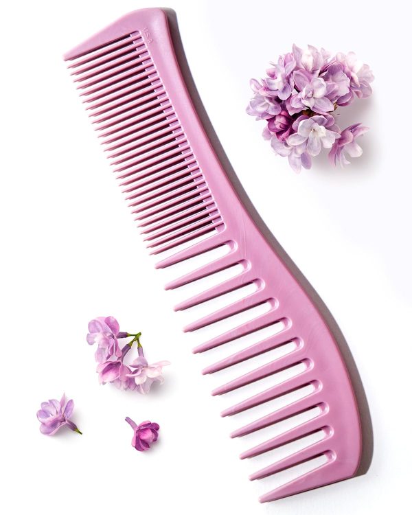 Women's Hair Comb - Double-Sided Gentle Styling Comb, Wide and Fine Tooth Design - Suitable for All Hair Types