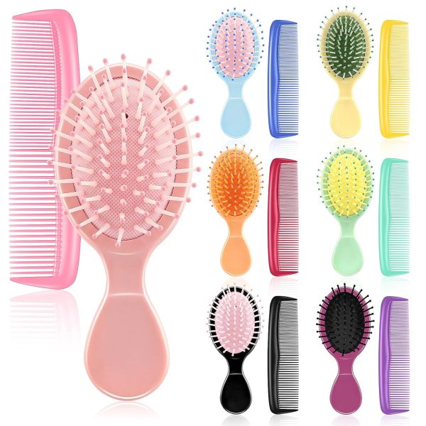 Mini Comb Set, Travel Small Hair Comb, Wide Tooth Comb, Suitable for All Hair Types